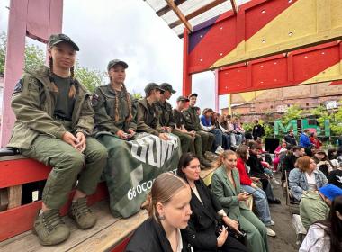 Курсанты Центра «ВОИН» встретились с врио губернатора Свердловской области Денисом Паслером