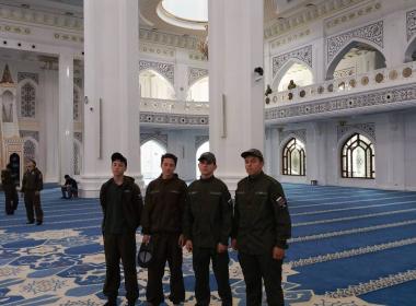 Курсанты из пяти регионов участвуют в смене «Время юных героев» в Чечне