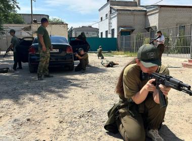 Калмыцкие курсанты Центра «ВОИН» сдали контрольные нормативы