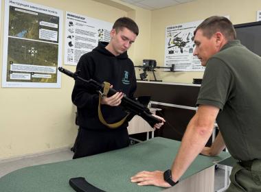 Свердловские курсанты отрабатывают навыки для сдачи нормативов