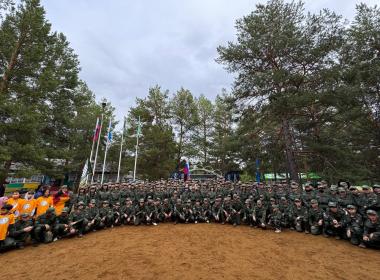 Вторая смена «Время юных героев» Центра «ВОИН» началась в Якутии