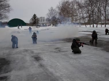 Сахалинские курсанты приняли участие в муниципальном этапе военно-патриотической игры «Зарница»