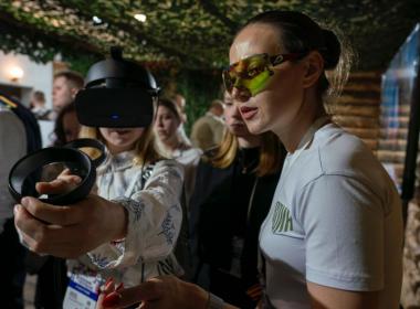 На марафоне «Знание. Первые» пространство Центра «ВОИН» – за первый день его посетили более 2 тысяч человек.